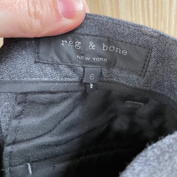 Rag & Bone Gray Wool Suit size 6 - Picture 8 of 10